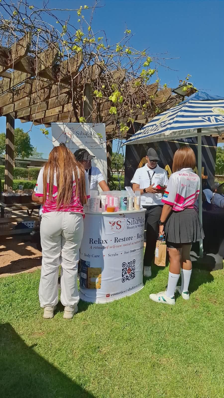Sibahle team at a Women in Business golf day